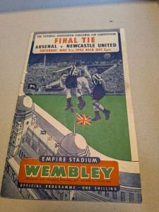 Arsenal v Newcastle United 1952 FA Cup Final Football Programme for sale on Ebay
