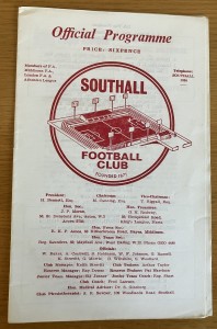 Southall v Harwich & Parkeston 2nd March 1968 for sale on Ebay