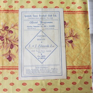 Ipswich Res v Reading Res Football Combination 1948/9 for sale on Ebay