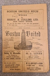 1950-51 Boston United v Notts County Programme for sale on Ebay