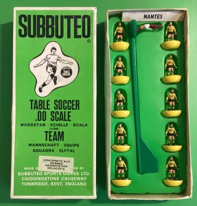 Vintage DELACOSTE Heavyweight Subbuteo Team “NANTES” Ref: 656.562/142 for sale on Ebay
