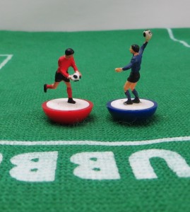 SUBBUTEO LW HP KICKING & BALL THROWING SPARE GOALKEEPER FIGURES,  REF202 & 203. for sale on Ebay