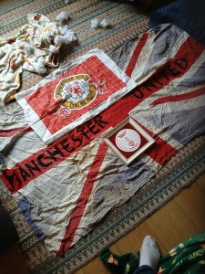 Manchester United Vintage Memorabilia Bundle for sale on Ebay
