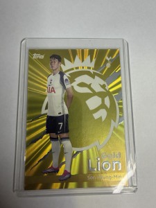 Topps 2026 Premier League Son Heung-Min Gold Lion Card GL16 Tottenham Hotspur for sale on Ebay
