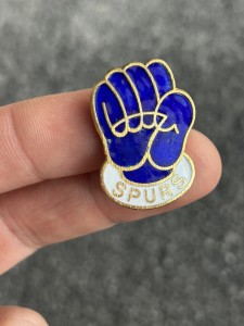 Vintage Tottenham Hotspur / Spurs Coffer Badge - Enamel  Fist  for sale on Ebay