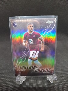 2025-26 Topps Chrome Premier League Lightning Chrome Kyle Walker Burnley for sale on Ebay