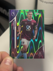 Topps Chrome Premier League 2026 - Josh Cullen RayWave /99 - Burnley for sale on Ebay