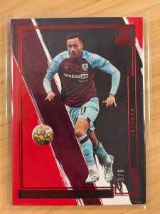 Dwight McNeil /6 Red Parallel Burnley 2021-22 Panini Impeccable PL for sale on Ebay