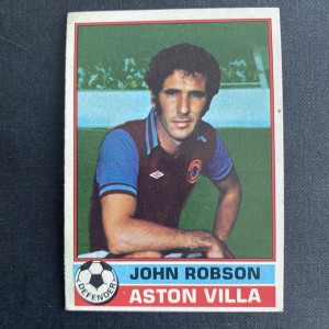 Topps 1977 John Robson Aston Villa Card No. 264 for sale on Ebay