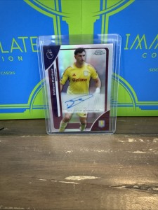 Topps Chrome Premier League Aston Villa Emiliano Martinez Auto for sale on Ebay