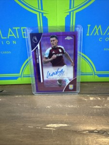 Topps Chrome Premier League Aston Villa Ollie Watkins Auto 68/75 for sale on Ebay