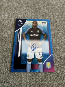 Topps Premier League 2026 Aston Villa Autograph Donyell Malen Blue Auto /150 for sale on Ebay