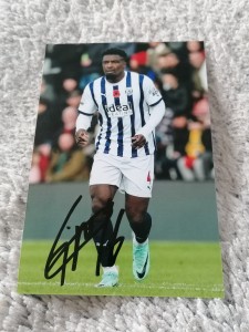 WBA. WEST BROM. WEST BROMWICH ALBION. HAND SIGNED PHOTO 6X4. CEDRIC KIPRE.  for sale on Ebay