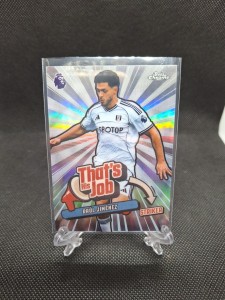 2025-26 Topps Chrome Premier League That's His Job Raul Jimenez Fulham for sale on Ebay