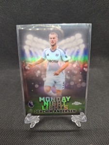 2025-26 Topps Chrome Premier League Monday Night Lights Joachim Anderson Fulham for sale on Ebay