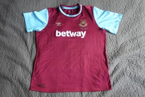 West Ham Home Shirt 15/16 2XL for sale on Ebay