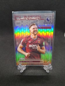 2025-26 Topps Chrome Premier League Clinical Chrome Niclas Fullkrug West Ham for sale on Ebay