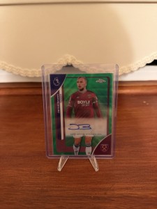 Jarrod Bowen Auto Green /99 PL Chrome 25-26 West Ham United FC for sale on Ebay