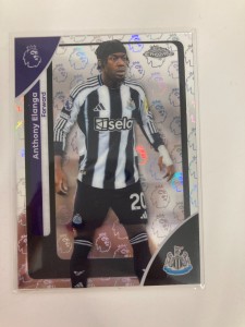 TOPPS LOGOFRACTOR PL 2026 ANTHONY ELANGA NEWCASTLE BASE . for sale on Ebay