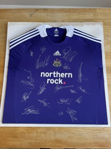 Squad Signed Newcastle United 2008/2009 Away Shirt - Puma XL – Northern Rock for sale on Ebay