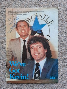 Newcastle v Q.P.R. 81/82 with Kevin Keegan autograph for sale on Ebay