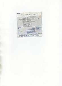 TICKET NEWCASTLE V MANCHESTER UTD 1985/6 for sale on Ebay