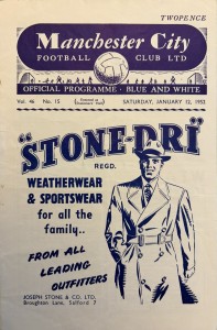 Manchester City v Wolverhampton Wanderers F A Cup 3rd round 1951/52 for sale on Ebay