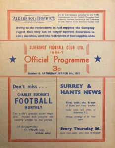 Aldershot v Newport County Div 3 (S) 1956/57 for sale on Ebay