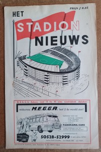 1960/61  FEYENOORD v TOTTENHAM HOTSPUR  FRIENDLY MATCH  15/05/1961 for sale on Ebay