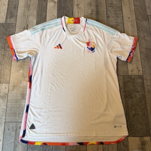Belgium Away Shirt 2022 World Cup Authentic Version Size XL for sale on Ebay