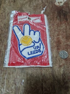 LEEDS  UNITED  F C -  VINTAGE 70's UNOPENED COFFER  FOOTBALL PATCH Pin BADGE for sale on Ebay