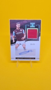Leander Dendoncker Impeccable Patch Auto /25 Aston Villa Panini for sale on Ebay