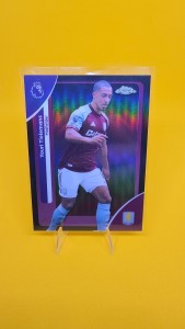 Youri Tielemans Topps Chrome Pink Refractor /10 Aston Villa for sale on Ebay