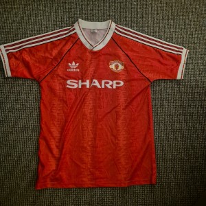 Manchester United Home Football Shirt Jersey 1988/1989/1990 for sale on Ebay