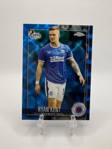Ryan Kent Blue Tartan /75 2022-23 Topps Chrome SPFL Rangers for sale on Ebay