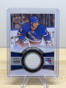 2015-16 Upper Deck UD Game Jersey Chris Kreider #GJ-CK New York Rangers for sale on Ebay