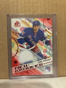 2025-26 SP Game-Used Gabe Perreault New GROOVES Red Jersey Rangers for sale on Ebay