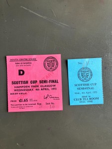Rangers v Ayr United 4th April 1973 Scottish Cup Semi Final, Match Ticket, Rare! for sale on Ebay