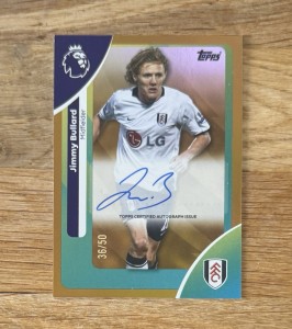 25/26 Topps Premier League Jimmy Bullard Fulham Auto /50 for sale on Ebay
