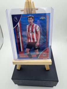 Topps Chrome Premier League 2026 Nathan Collins Numbered Blue /150 Brentford PL for sale on Ebay