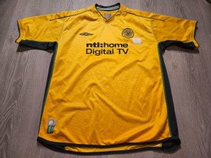 Mens Umbro Celtic Away football shirt 2002 - 2003 Size XL for sale on Ebay