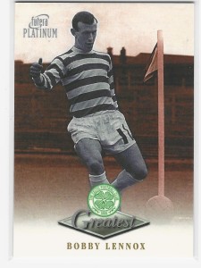 VINTAGE FUTERA PLATINUM 1999 - BOBBY LENNOX - CELTIC GREATEST CARD -EX for sale on Ebay