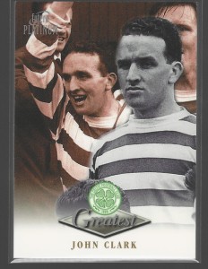 VINTAGE FUTERA PLATINUM 1999 - JOHN CLARK - CELTIC GREATEST CARD -EX for sale on Ebay