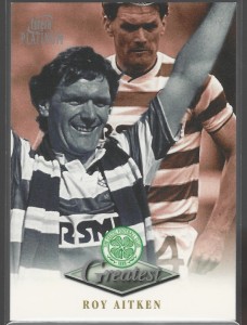 VINTAGE FUTERA PLATINUM 1999 - ROY AITKEN - CELTIC GREATEST CARD -EX for sale on Ebay