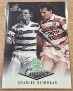 VINTAGE FUTERA PLATINUM 1999 - CHARLIE NICHOLAS - CELTIC GREATEST CARD -EX for sale on Ebay