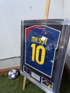 Lionel Messi Authentic Hand Signed Barcelona Jersey With COA for sale on Ebay
