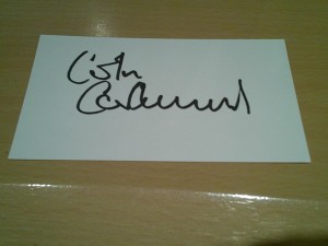 signed card of x nottingham forest tottenham a.villa footballer colin calderwood for sale on Ebay