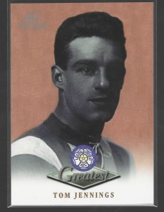 VINTAGE FUTERA PLATINUM 1999 - TOM JENNINGS - LEEDS UNITED  GREATEST CARD for sale on Ebay