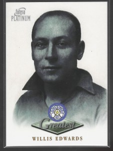 VINTAGE FUTERA PLATINUM 1999 - WILLIS EDWARDS - LEEDS UNITED  GREATEST CARD for sale on Ebay