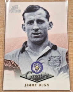VINTAGE FUTERA PLATINUM 1999 - JIMMY DUNN - LEEDS UNITED  GREATEST CARD for sale on Ebay